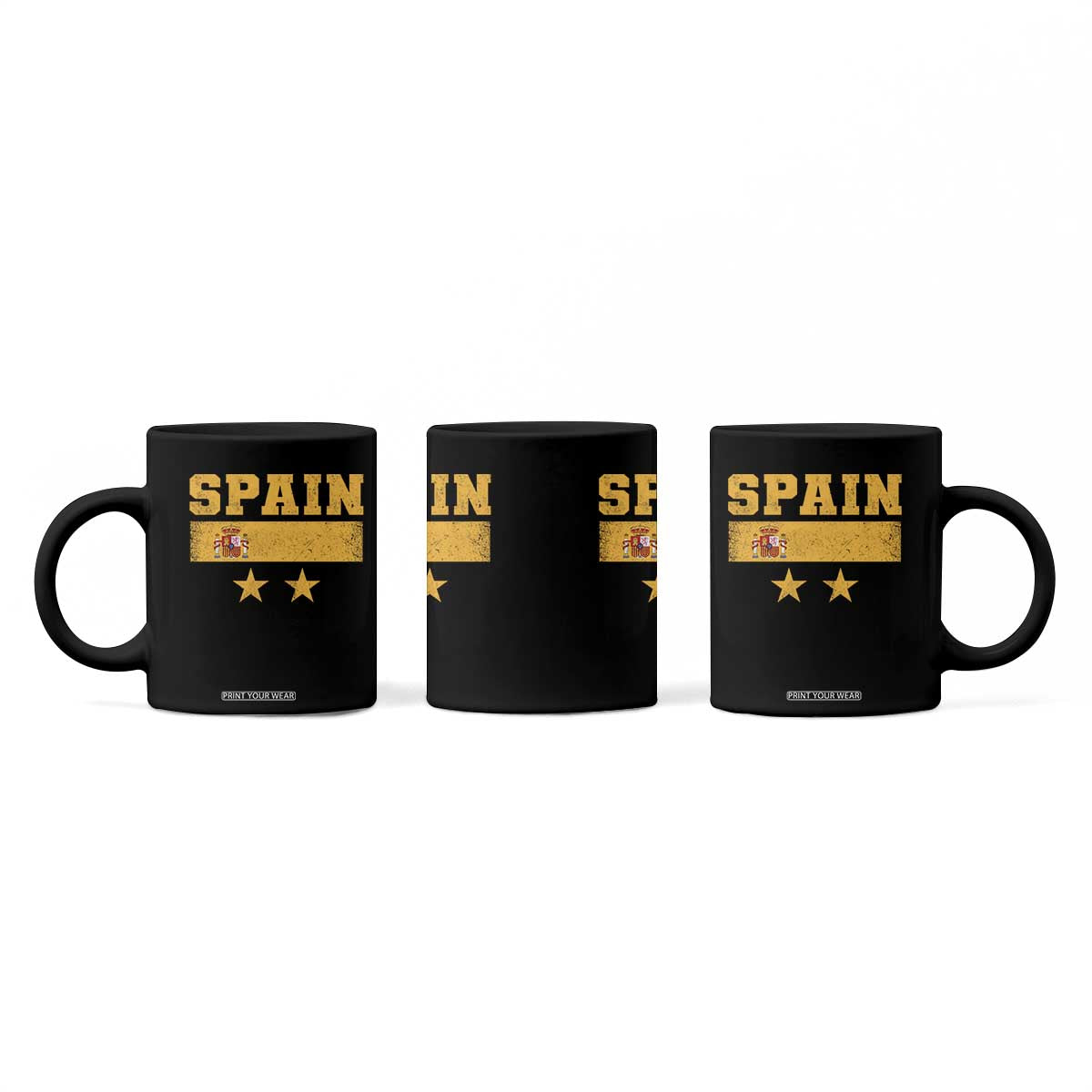 Spain Champions 2026 Second Star Coffee Mug Espana Coat of Arms TS11 Print Your Wear