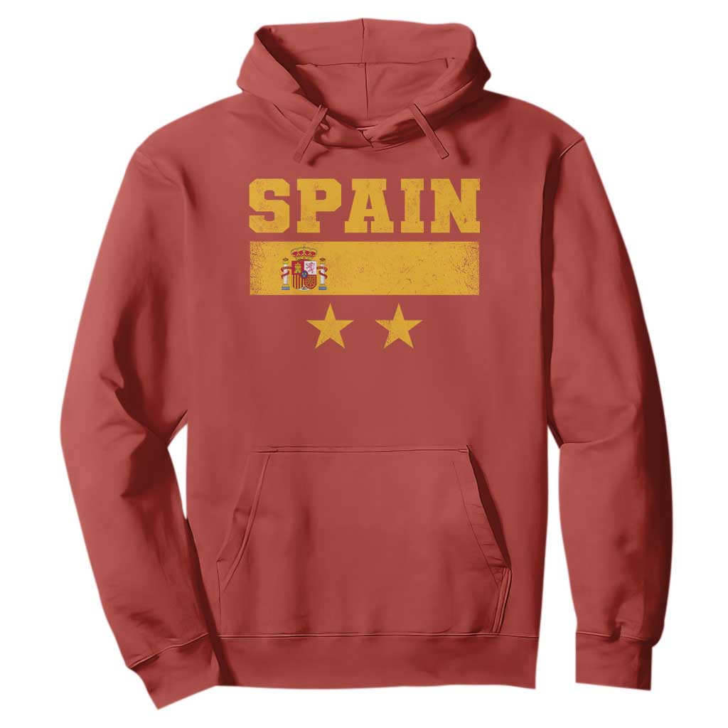 Spain Champions 2026 Second Star Hoodie Espana Coat of Arms TS11 Red Print Your Wear