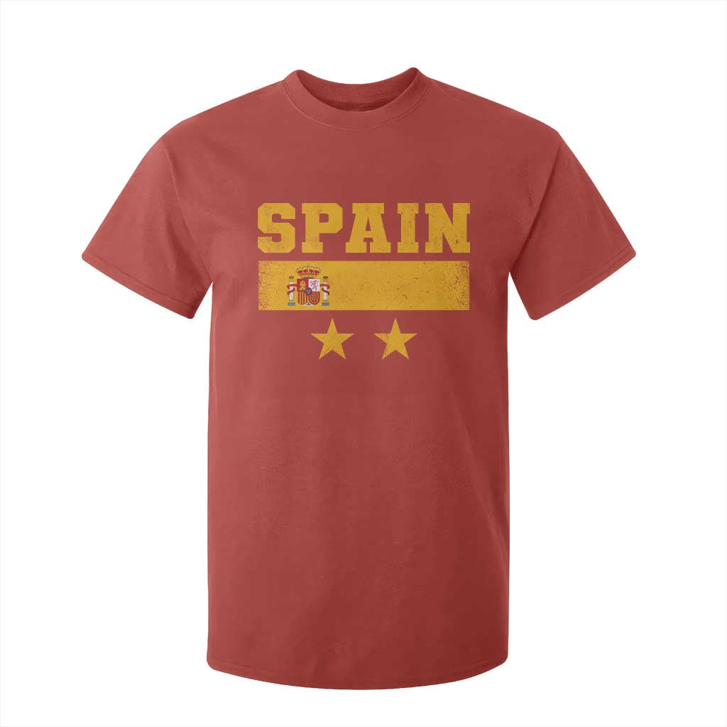 Spain Champions 2026 Second Star T Shirt For Kid Espana Coat of Arms TS11 Red Print Your Wear