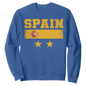 Spain Champions 2026 Second Star Sweatshirt Espana Coat of Arms TS11 Royal Blue Print Your Wear