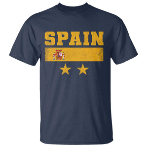 Spain Champions 2026 Second Star T Shirt Espana Coat of Arms TS11 Navy Print Your Wear