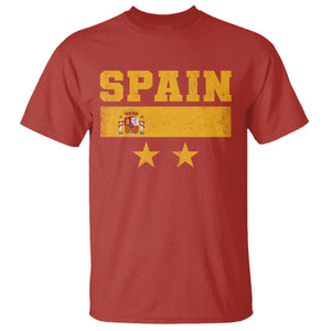 Spain Champions 2026 Second Star T Shirt Espana Coat of Arms TS11 Red Print Your Wear