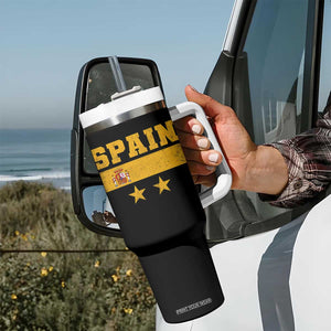 Spain Champions 2026 Second Star Tumbler With Handle Espana Coat of Arms TS11 Print Your Wear