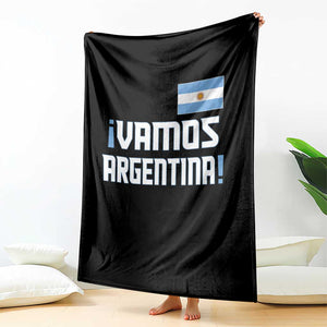 Vamos Argentina Throw Blanket Sol De May Argentinian Flag National Pride TS11 Print Your Wear
