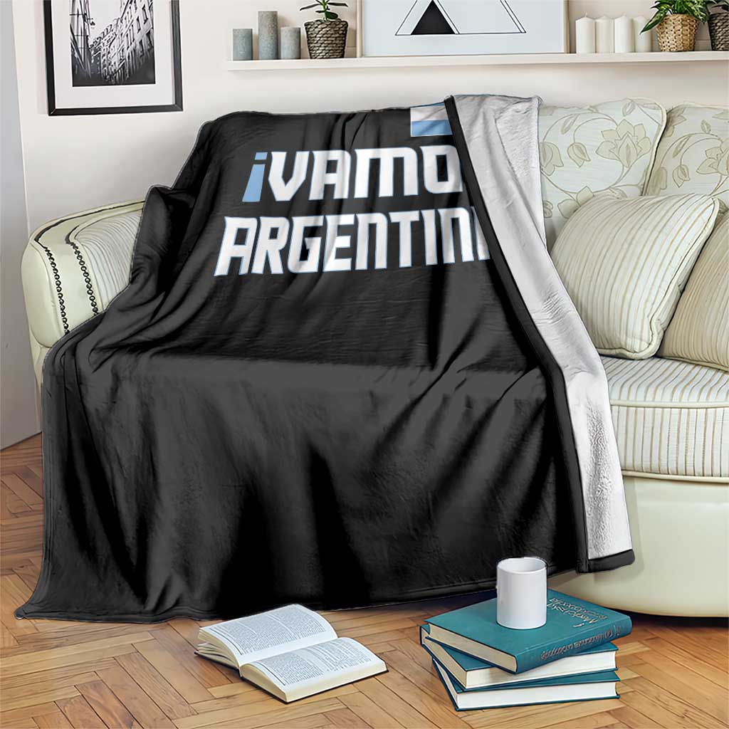 Vamos Argentina Throw Blanket Sol De May Argentinian Flag National Pride TS11 Print Your Wear