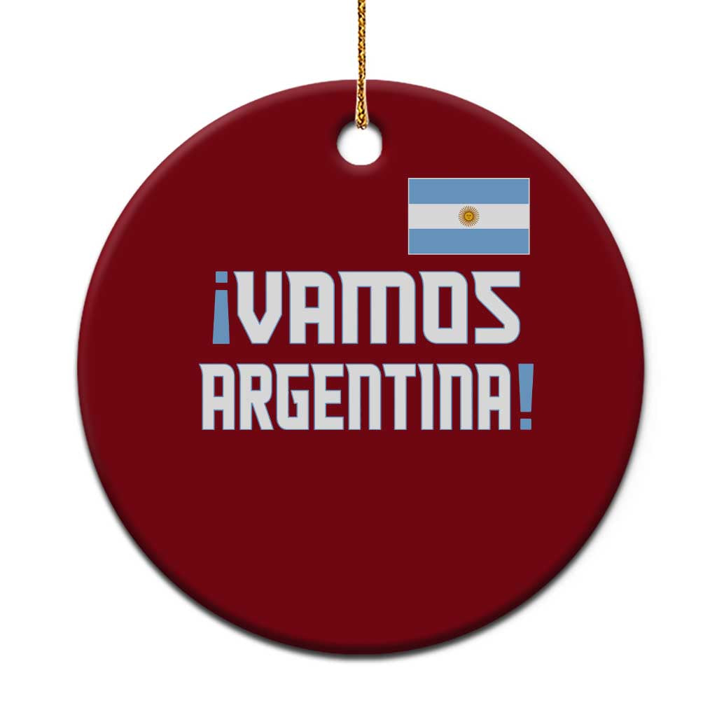 Vamos Argentina Ceramic Ornament Sol De May Argentinian Flag National Pride TS11 1pc Red Print Your Wear