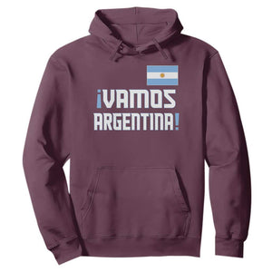 Vamos Argentina Hoodie Sol De May Argentinian Flag National Pride TS11 Maroon Print Your Wear