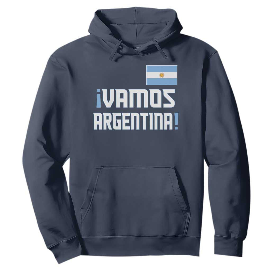 Vamos Argentina Hoodie Sol De May Argentinian Flag National Pride TS11 Navy Print Your Wear