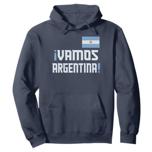 Vamos Argentina Hoodie Sol De May Argentinian Flag National Pride TS11 Navy Print Your Wear