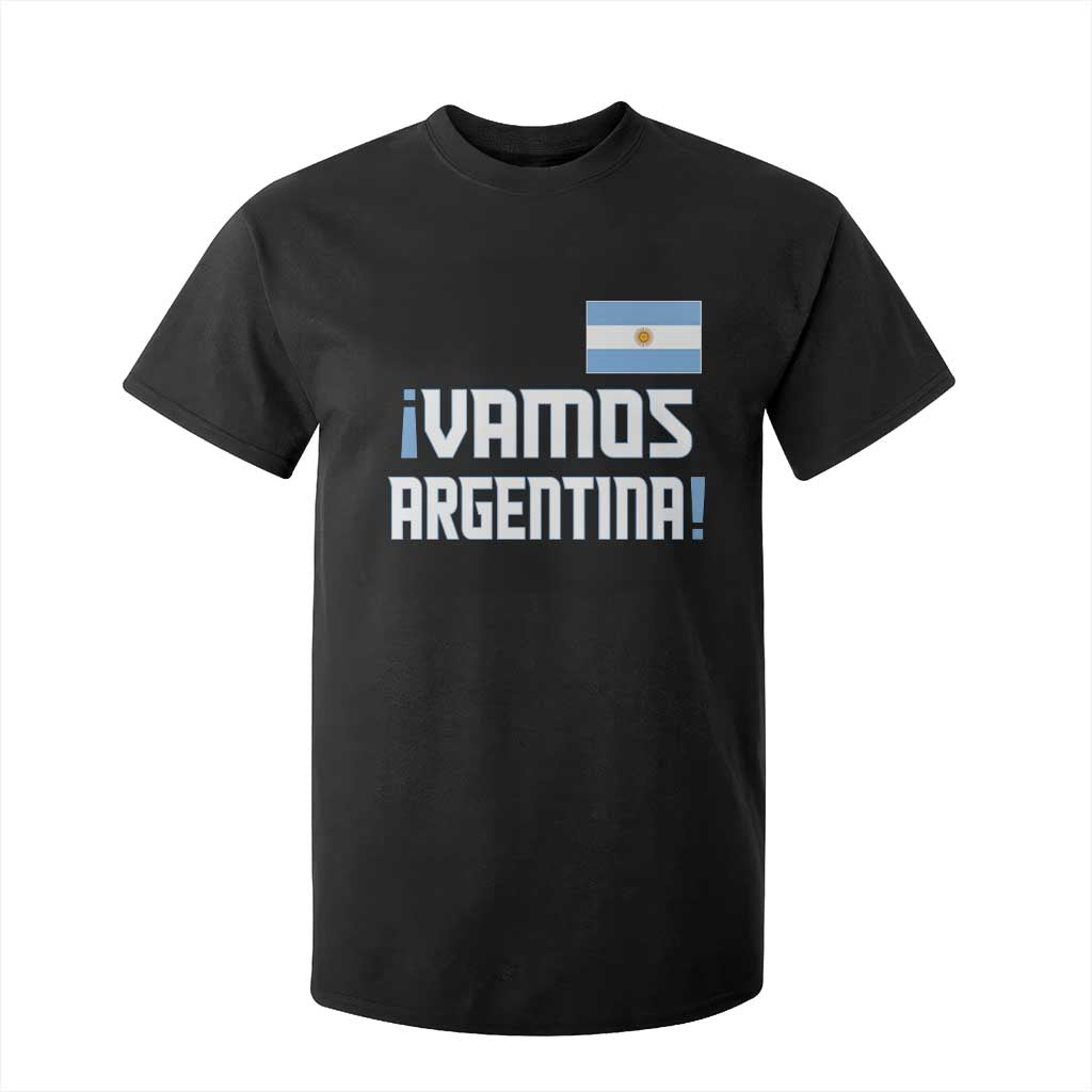 Vamos Argentina T Shirt For Kid Sol De May Argentinian Flag National Pride TS11 Black Print Your Wear