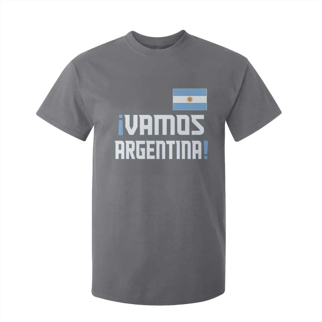Vamos Argentina T Shirt For Kid Sol De May Argentinian Flag National Pride TS11 Charcoal Print Your Wear