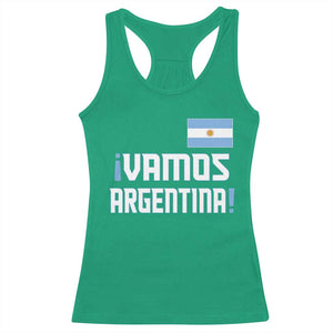 Vamos Argentina Racerback Tank Top Sol De May Argentinian Flag National Pride TS11 Irish Green Print Your Wear