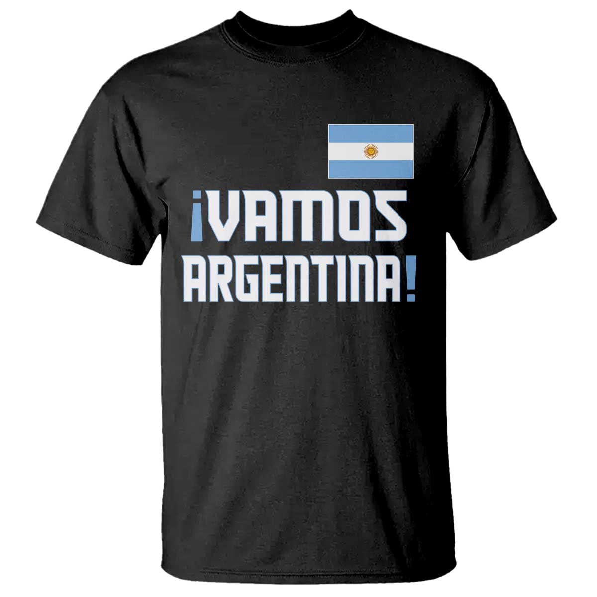 Vamos Argentina T Shirt Sol De May Argentinian Flag National Pride TS11 Black Print Your Wear