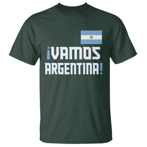 Vamos Argentina T Shirt Sol De May Argentinian Flag National Pride TS11 Dark Forest Green Print Your Wear