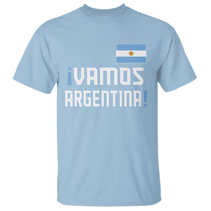 Vamos Argentina T Shirt Sol De May Argentinian Flag National Pride TS11 Light Blue Print Your Wear