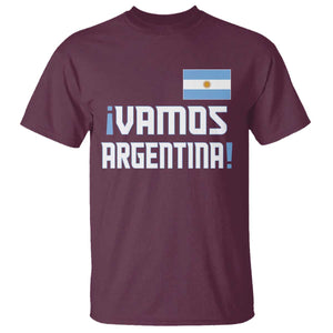 Vamos Argentina T Shirt Sol De May Argentinian Flag National Pride TS11 Maroon Print Your Wear