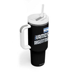 Vamos Argentina Tumbler With Handle Sol De May Argentinian Flag National Pride TS11 Print Your Wear