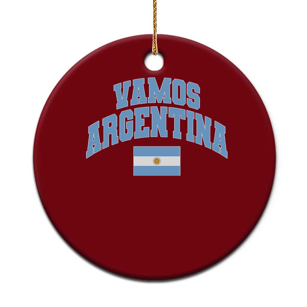 Vamos Argentina Football Throwback Design Ceramic Ornament Vintage Argentinian Flag TS11 1pc Red Print Your Wear