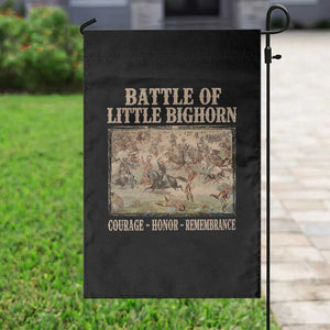 Battle of Little Bighorn Garden Flag Courage Honor Remember Native American TS11 Print Your Wear