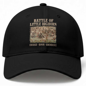 Battle of Little Bighorn Baseball Cap Courage Honor Remember Native American TS11 Print Your Wear