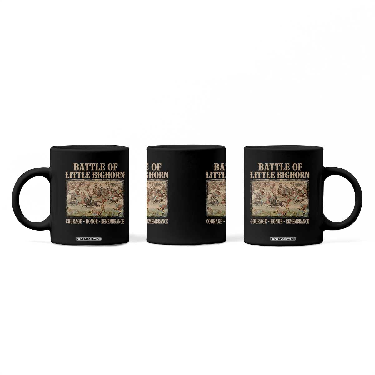 Battle of Little Bighorn Coffee Mug Courage Honor Remember Native American TS11 Print Your Wear