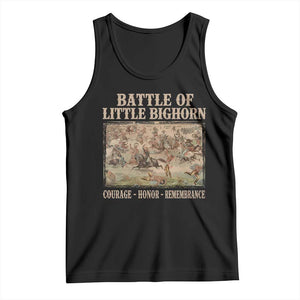 Battle of Little Bighorn Tank Top Courage Honor Remember Native American TS11 Black Print Your Wear