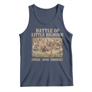 Battle of Little Bighorn Tank Top Courage Honor Remember Native American TS11 Navy Print Your Wear