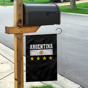 Argentina Champions 2026 4th Star Garden Flag Vintage Sol De May and Stripes TS11 Print Your Wear