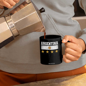 Argentina Champions 2026 4th Star Coffee Mug Vintage Sol De May and Stripes TS11 Print Your Wear