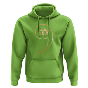 Funny Kamala Hoodie Gold Comma La For President Hebrew Jewish TS11 Lime Print Your Wear