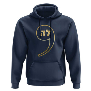 Funny Kamala Hoodie Gold Comma La For President Hebrew Jewish TS11 Navy Print Your Wear