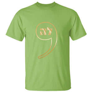 Funny Kamala T Shirt Gold Comma La For President Hebrew Jewish TS11 Lime Print Your Wear