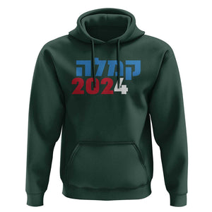 Funny Kamala 2024 Hoodie Hebrew Political Campaign Jewish Mamala For Kamala TS11 Dark Forest Green Print Your Wear