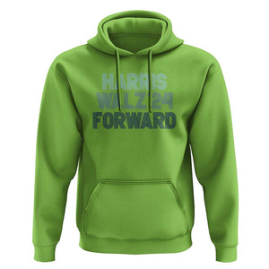 Harris Walz'24 Hoodie Forward Kamala Tim American Presidential Election TS11 Lime Print Your Wear