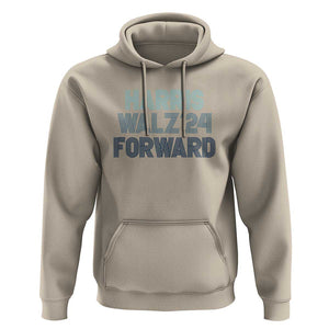 Harris Walz'24 Hoodie Forward Kamala Tim American Presidential Election TS11 Sand Print Your Wear