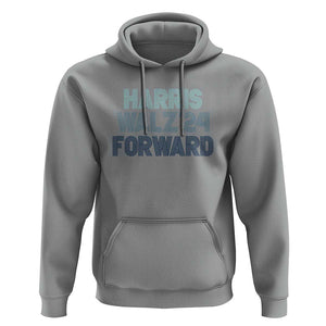 Harris Walz'24 Hoodie Forward Kamala Tim American Presidential Election TS11 Sport Gray Print Your Wear