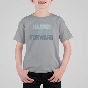 Harris Walz'24 T Shirt For Kid Forward Kamala Tim American Presidential Election TS11 Sport Gray Print Your Wear