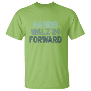 Harris Walz'24 T Shirt Forward Kamala Tim American Presidential Election TS11 Lime Print Your Wear