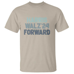 Harris Walz'24 T Shirt Forward Kamala Tim American Presidential Election TS11 Sand Print Your Wear