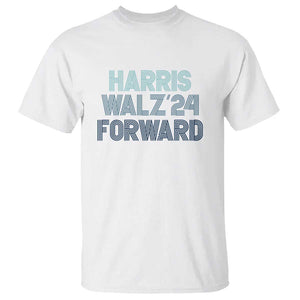 Harris Walz'24 T Shirt Forward Kamala Tim American Presidential Election TS11 White Print Your Wear