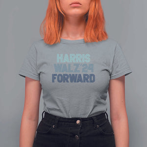 Harris Walz'24 T Shirt For Women Forward Kamala Tim American Presidential Election TS11 Sport Gray Print Your Wear