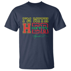 Harris Supporter T Shirt I'm With Her Kamala Harris Political Election 2024 TS11 Navy Print Your Wear