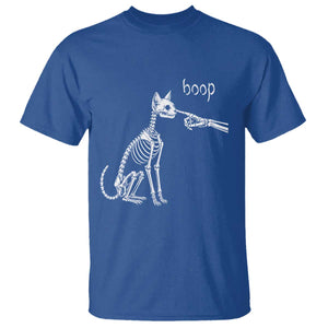 Boop Funny Cat Skeleton Hand Halloween Pet Graphic T Shirt