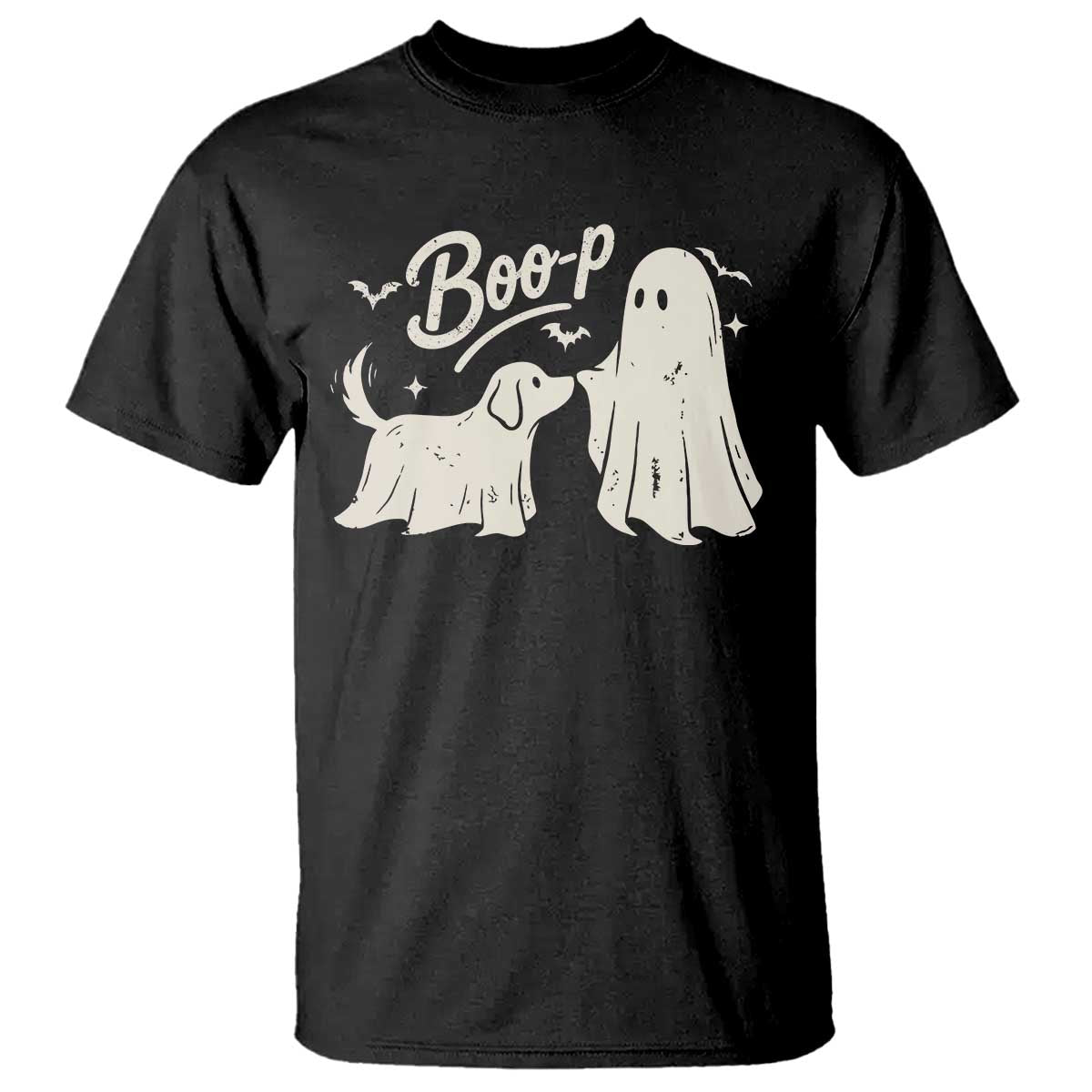 Funny Boo Boop Dog Ghost Halloween T Shirt Dog Lovers Gifts