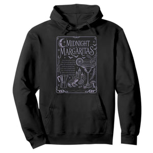 Midnight Margaritas Witch Halloween Cocktail Hoodie Funny Magic Tequila Lover