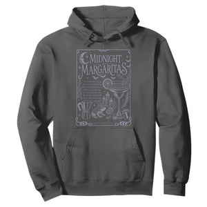 Midnight Margaritas Witch Halloween Cocktail Hoodie Funny Magic Tequila Lover