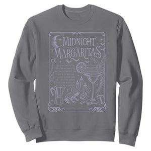Midnight Margaritas Witch Halloween Cocktail Sweatshirt Funny Magic Tequila Lover