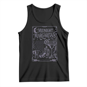 Midnight Margaritas Witch Halloween Cocktail Tank Top Funny Magic Tequila Lover