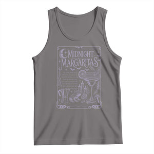 Midnight Margaritas Witch Halloween Cocktail Tank Top Funny Magic Tequila Lover