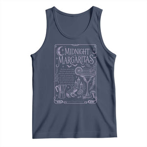 Midnight Margaritas Witch Halloween Cocktail Tank Top Funny Magic Tequila Lover